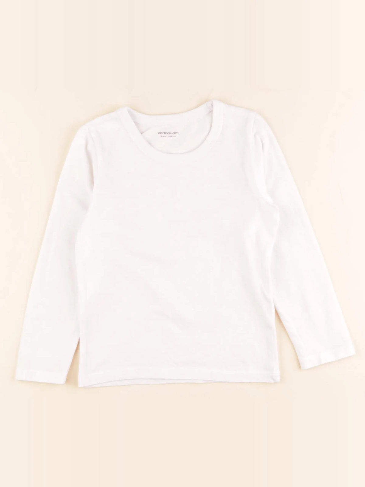 Vertbaudet - maillot de corps blanc - 4 ans