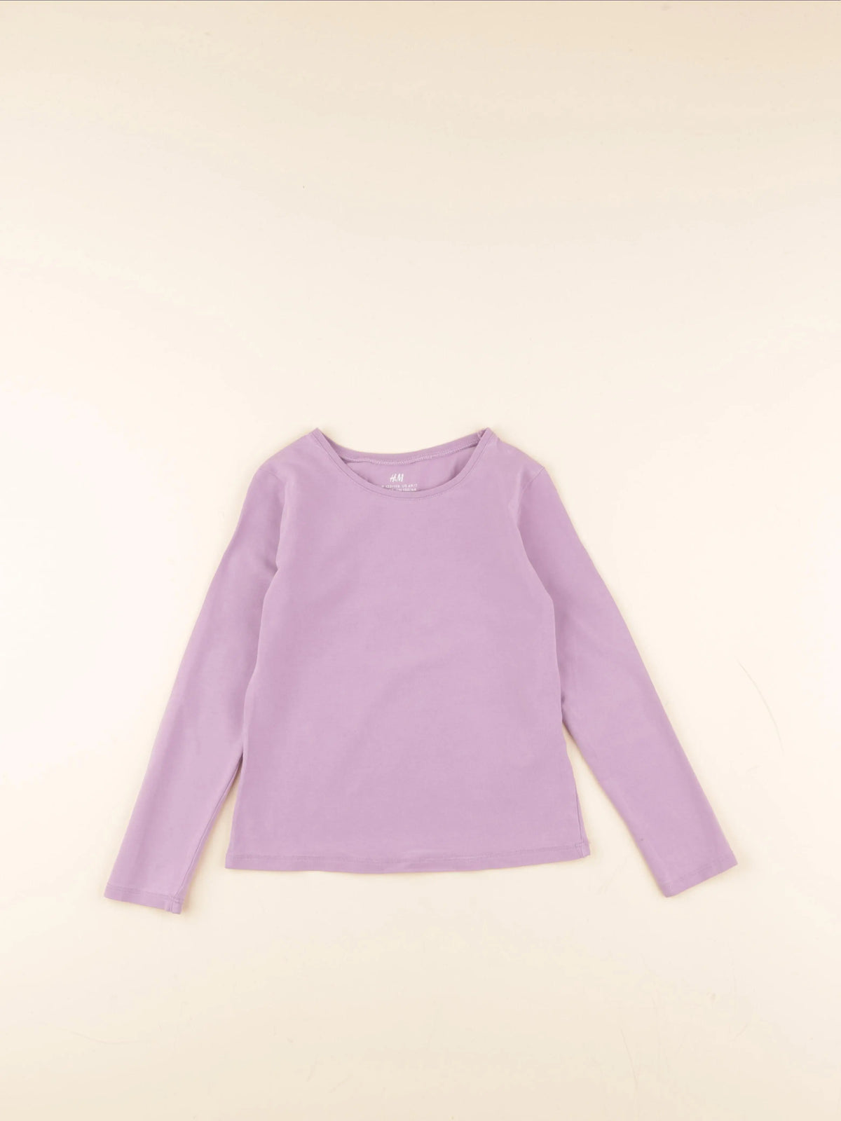 H&M - tee-shirt violet - 6/8 ans
