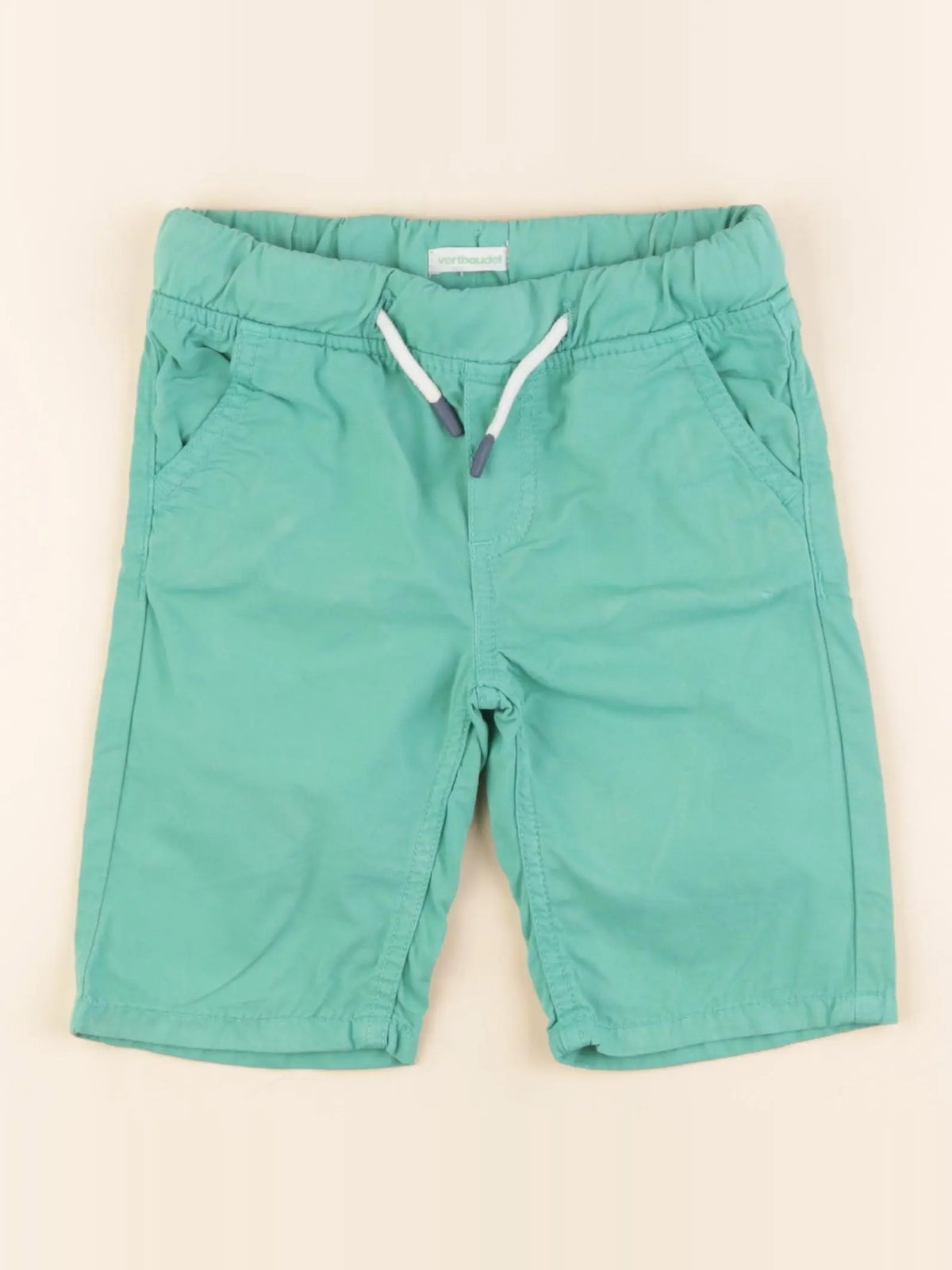 Vertbaudet - short vert - 4 ans