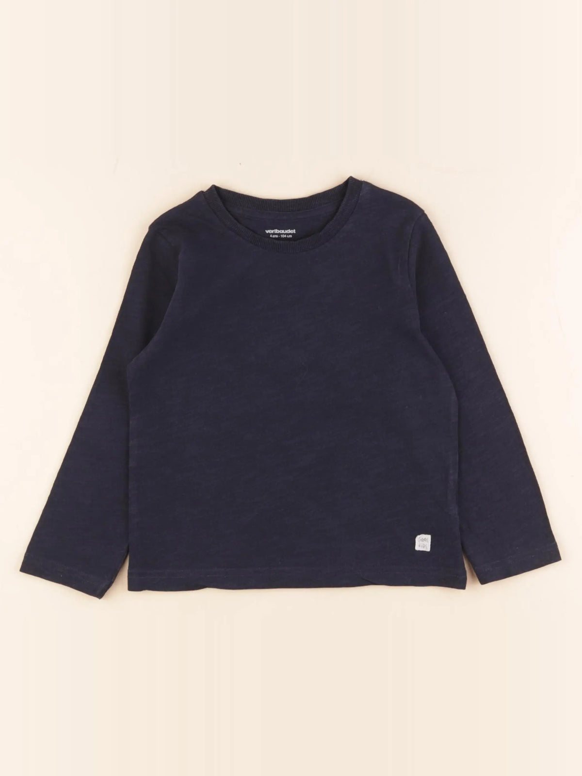Vertbaudet - tee-shirt bleu - 4 ans