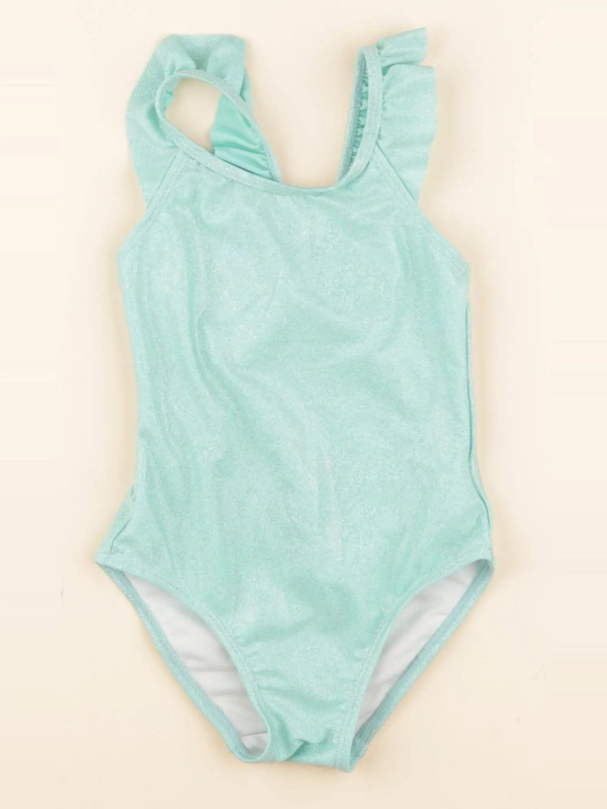 Vertbaudet - maillot de bain vert - 4 ans