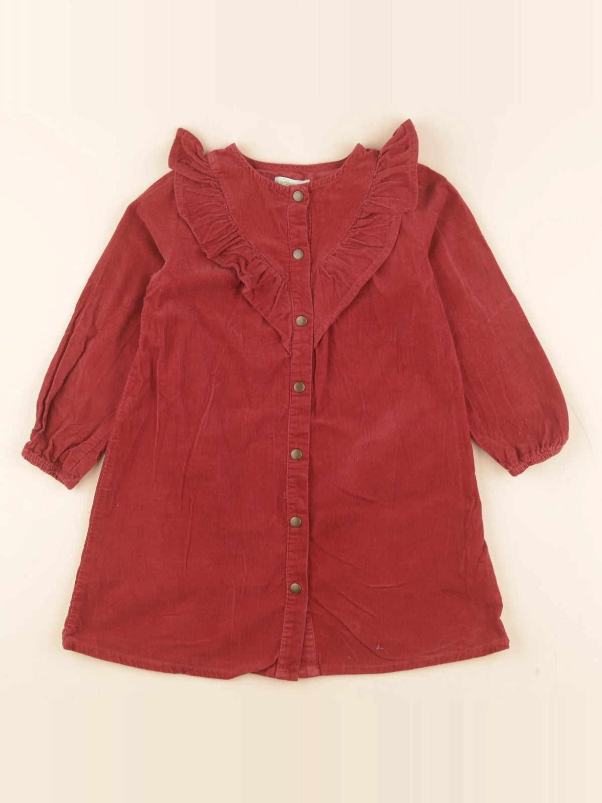 Vertbaudet - robe rouge - 5 ans