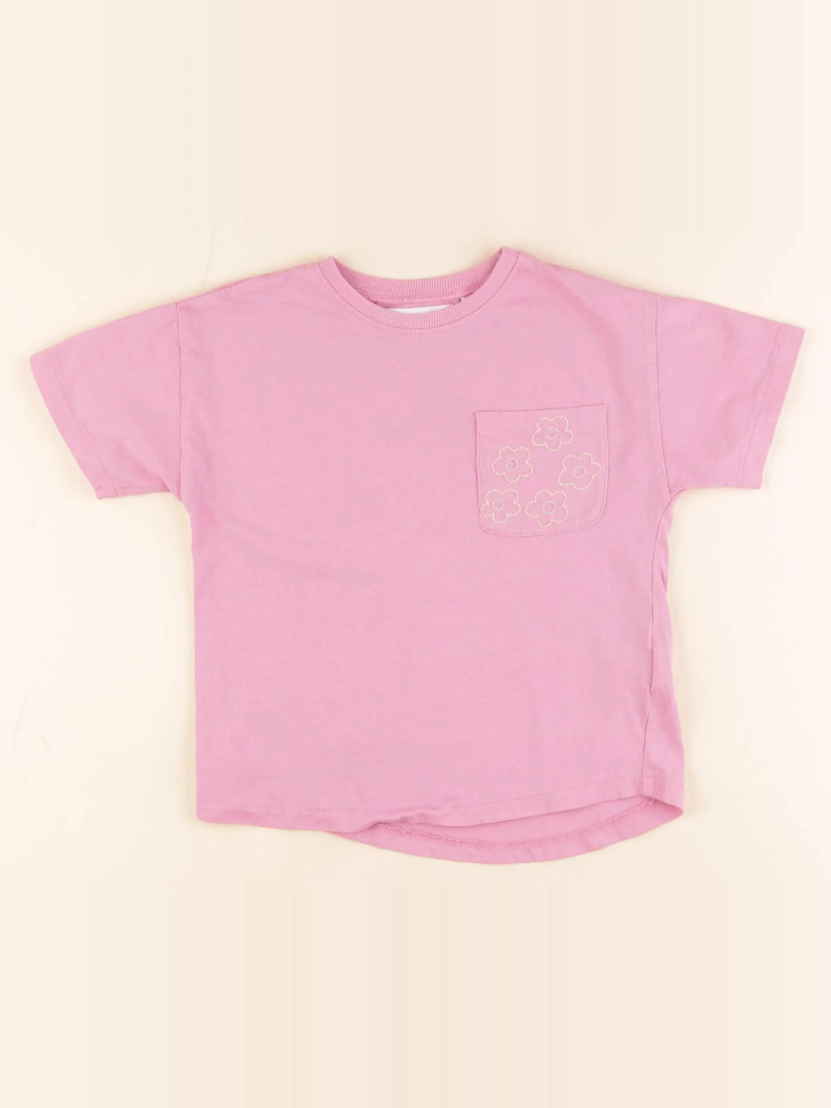Zara - tee-shirt rose - 6 ans