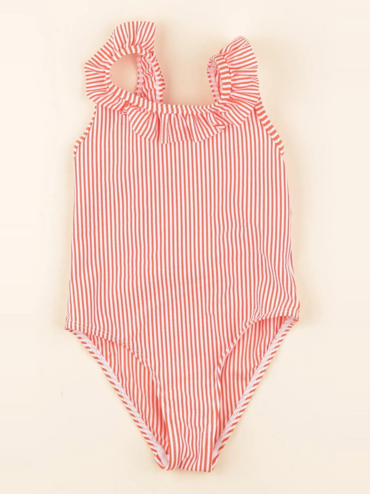 Monoprix - maillot de bain orange - 4 ans