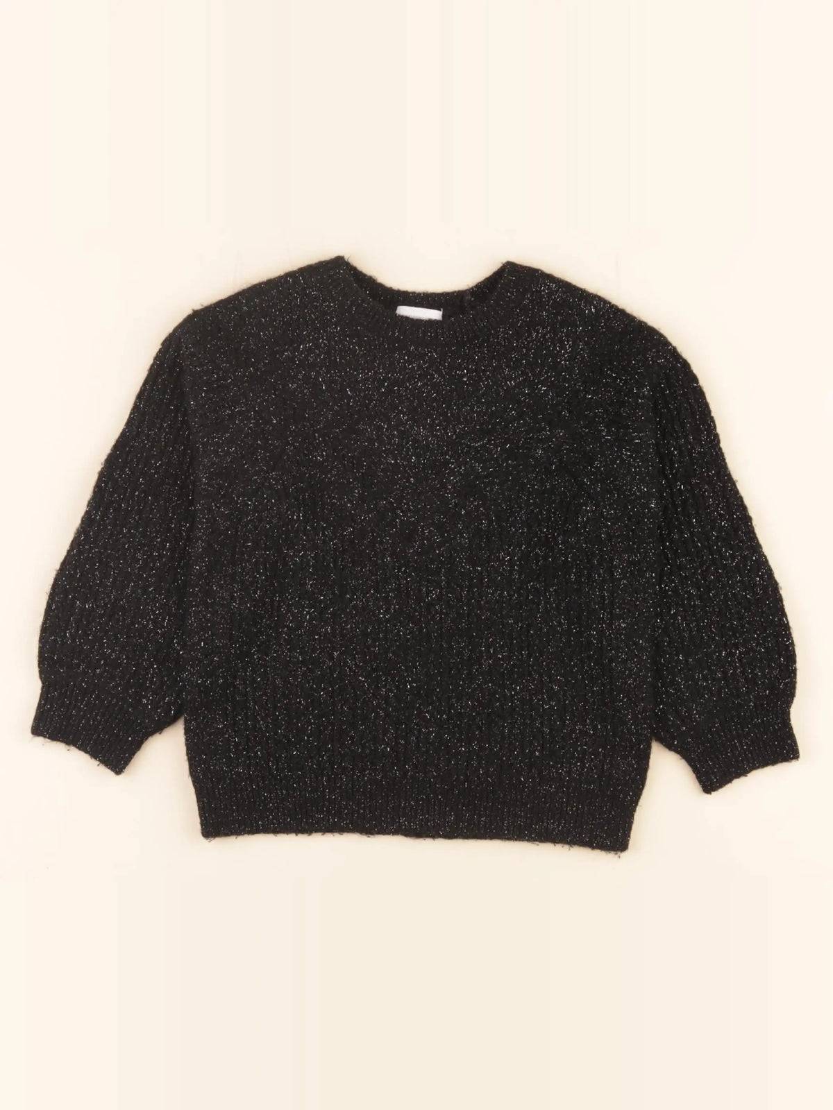 Tape à l'oeil - pull noir, argent - 4 ans