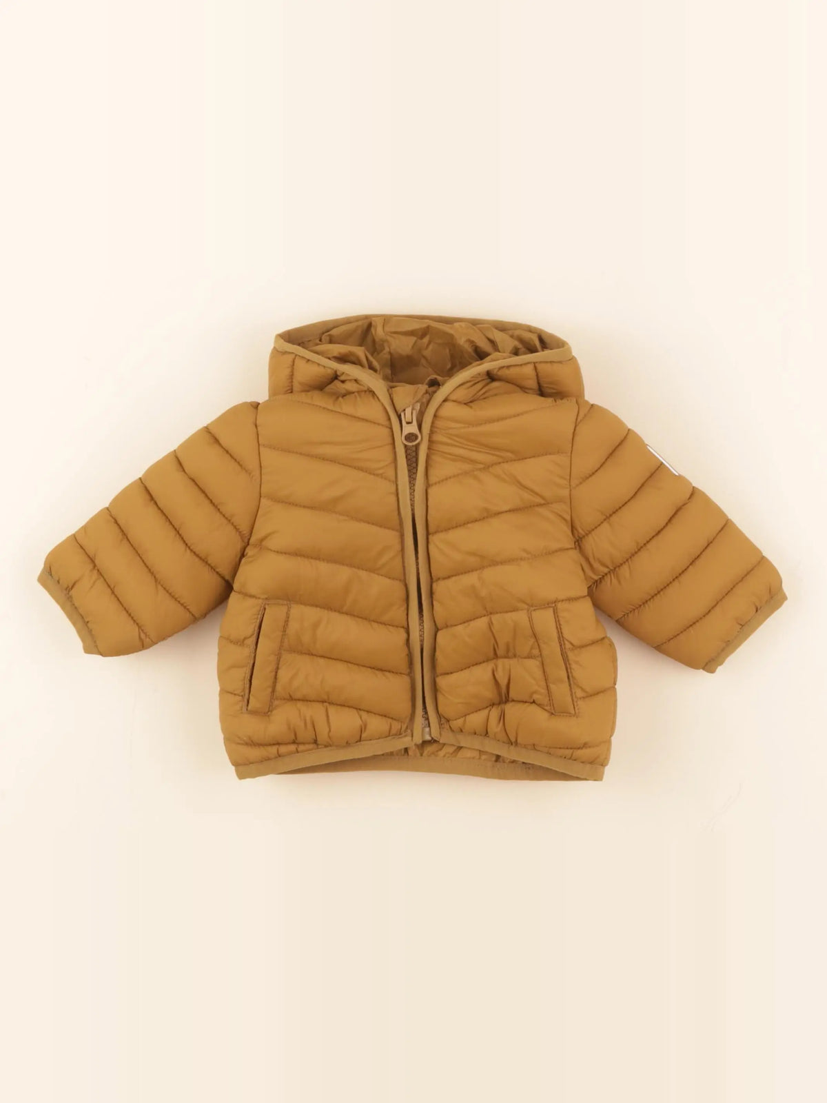 Vertbaudet - doudoune marron - 3 mois
