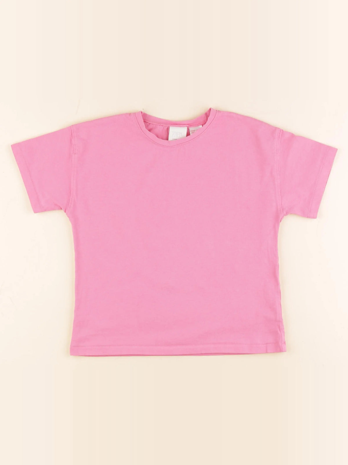 Zara - tee-shirt rose - 6 ans