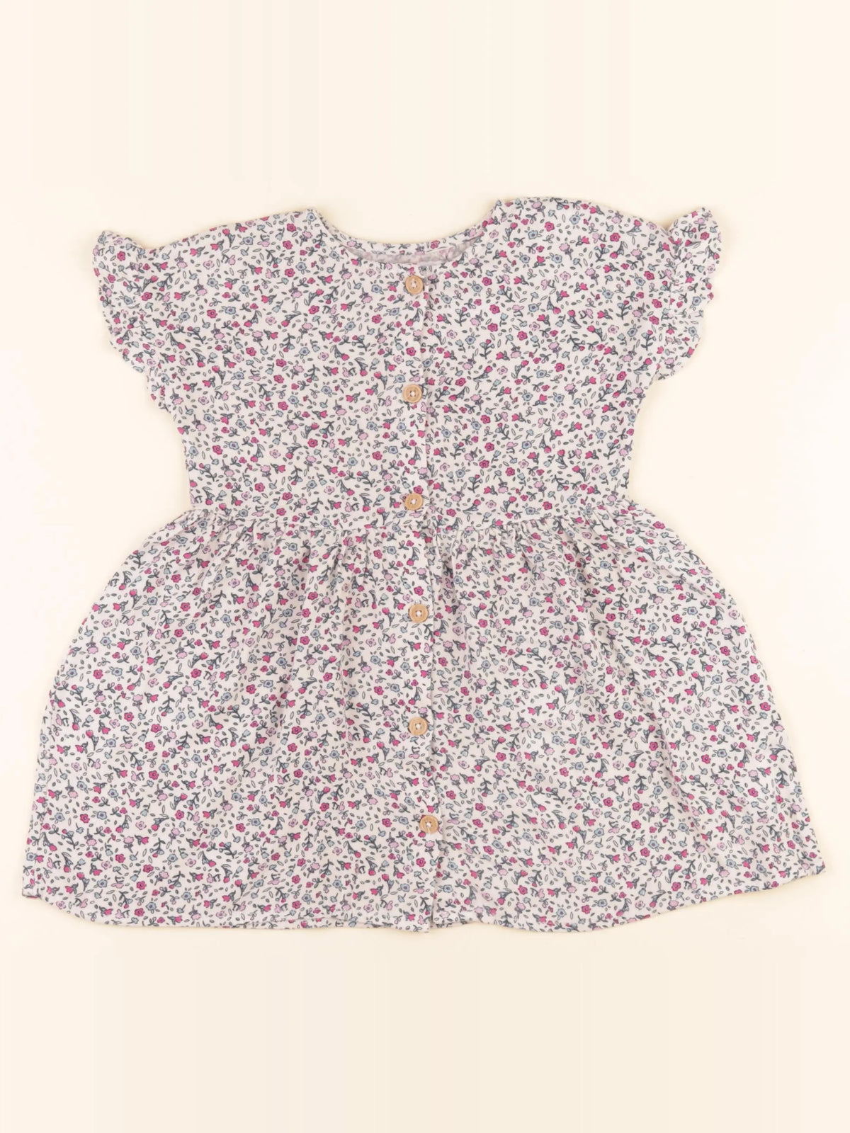 Vertbaudet - robe multicolore - 4 ans