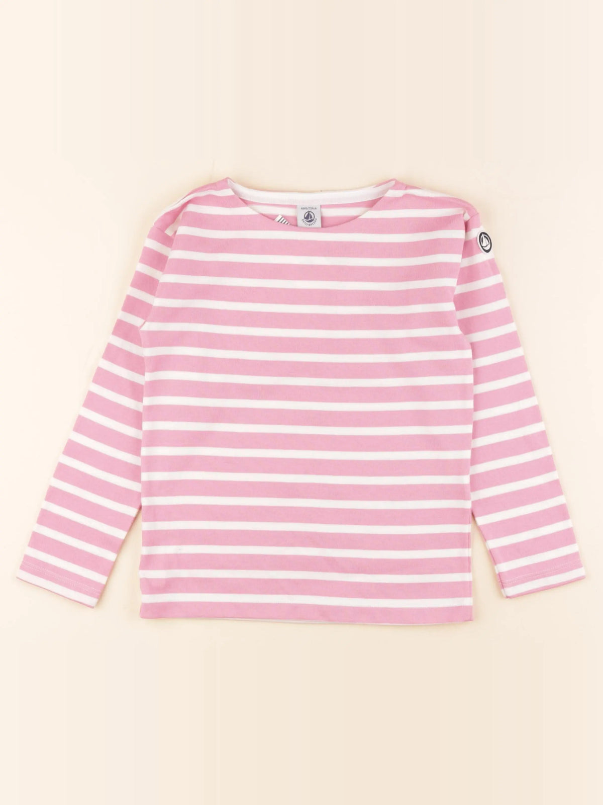 Petit Bateau - pull rose - 6 ans