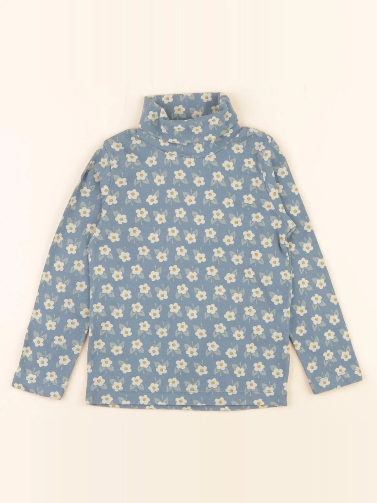 Petit Bateau - sous-pull bleu - 4 ans