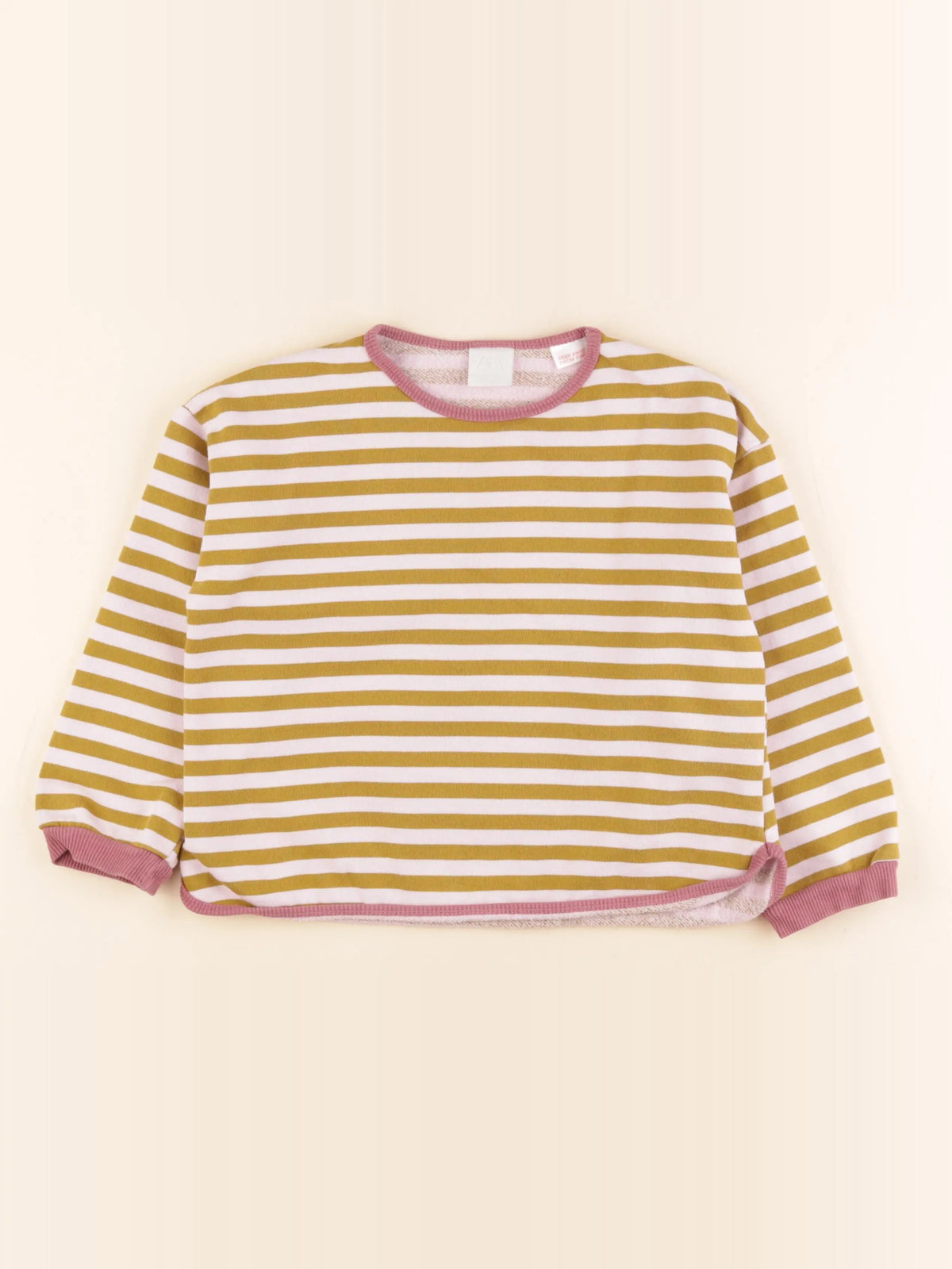 Zara - sweat rose, vert - 5 ans