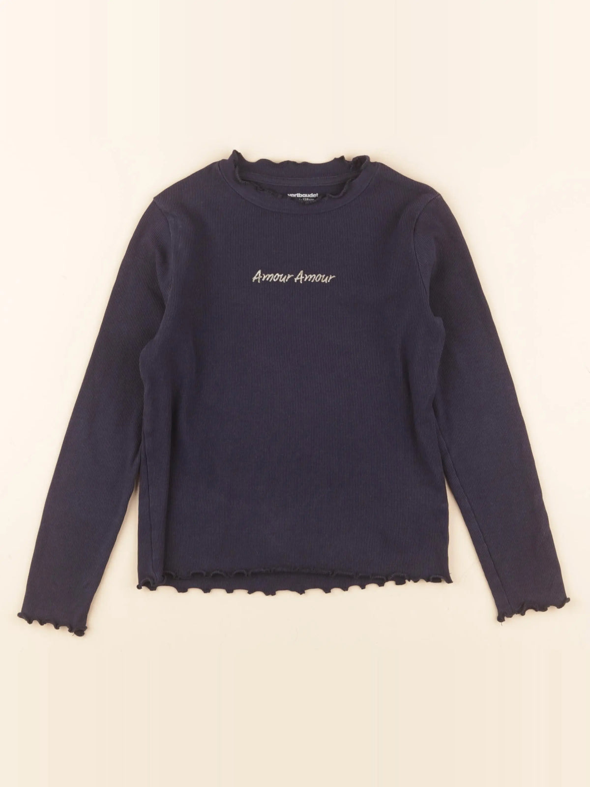 Vertbaudet - tee-shirt bleu - 8 ans