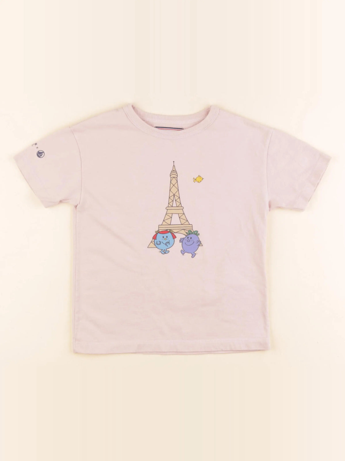 Petit Bateau - tee-shirt rose - 6 ans