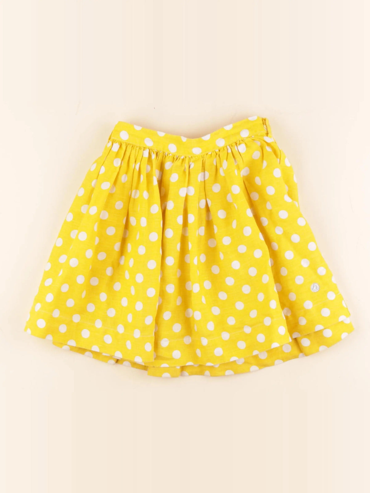 Petit Bateau - jupe jaune - 8 ans