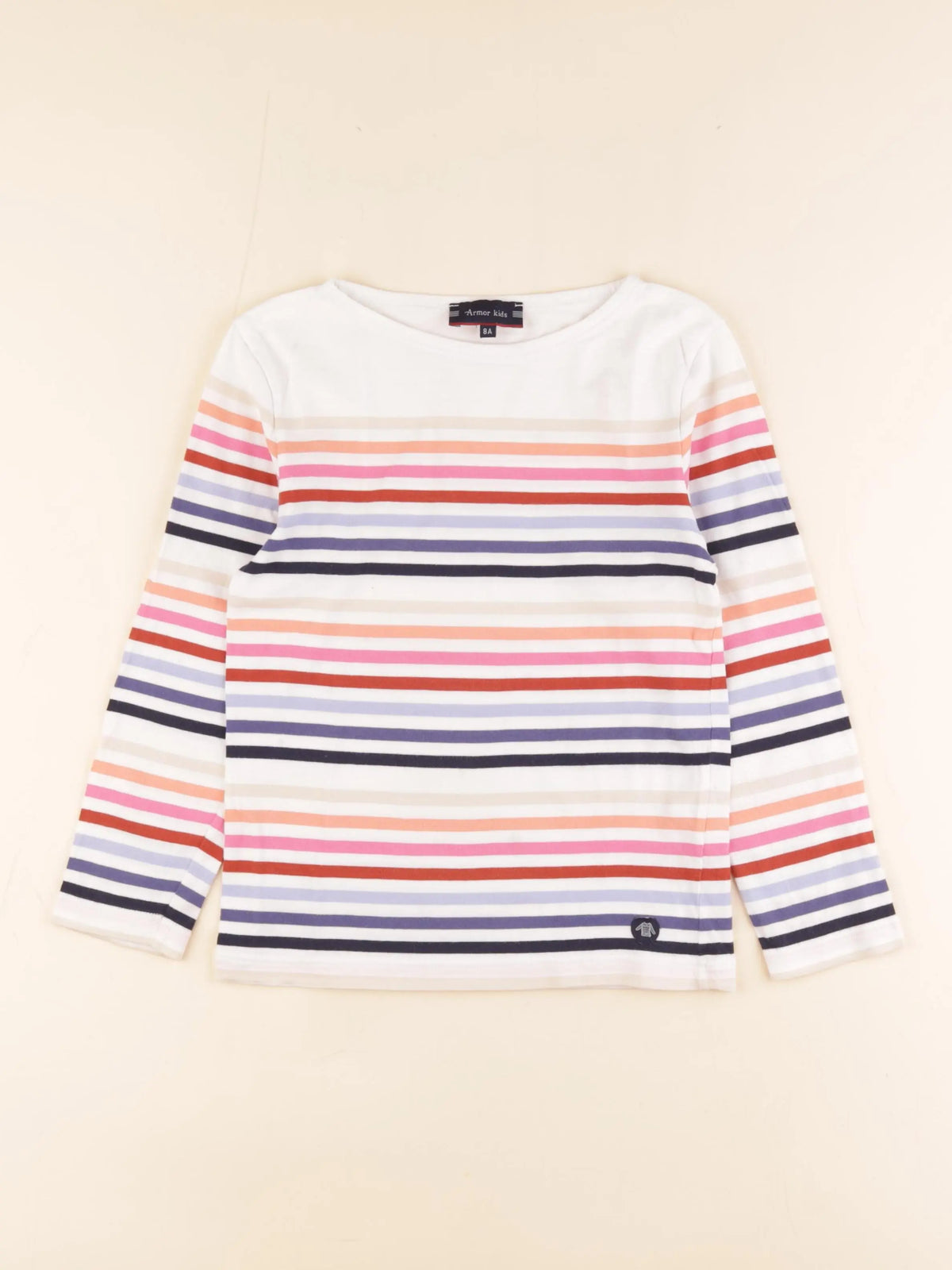 Armor Lux - tee-shirt multicolore - 8 ans
