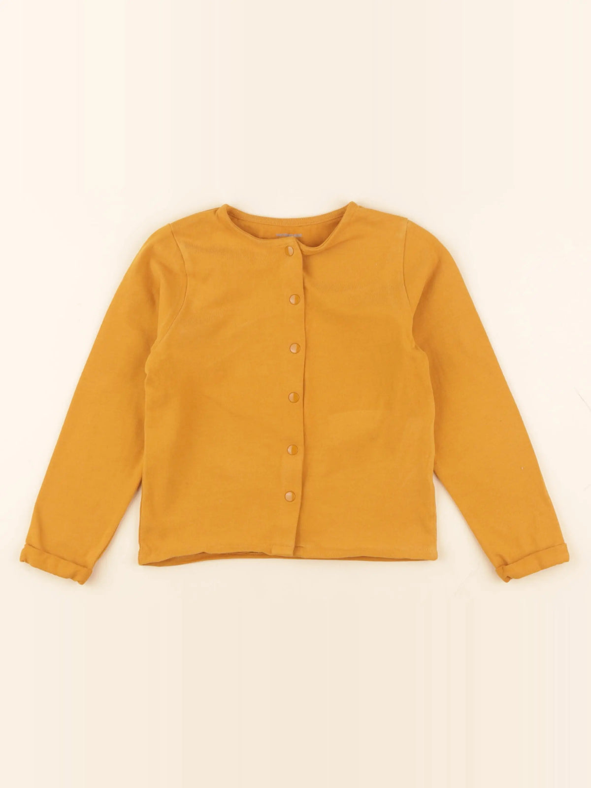 Vertbaudet - gilet jaune - 6 ans