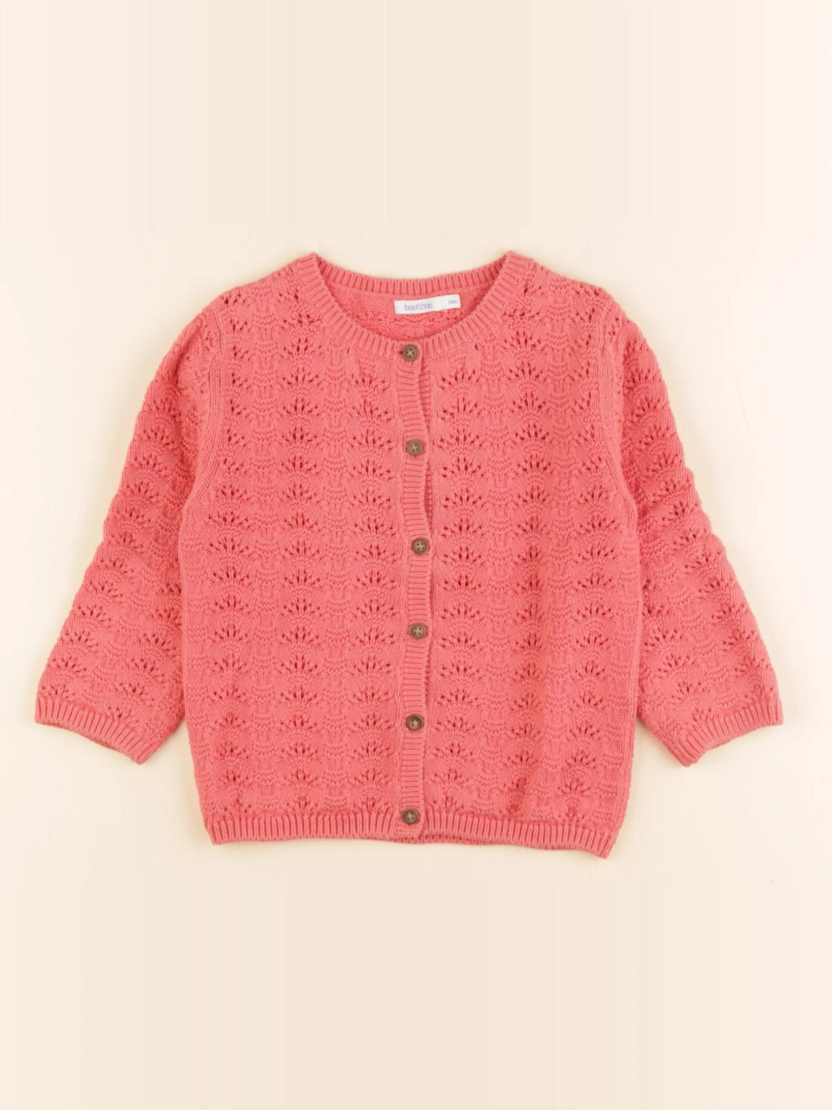 Boutchou - gilet rose - 36 mois