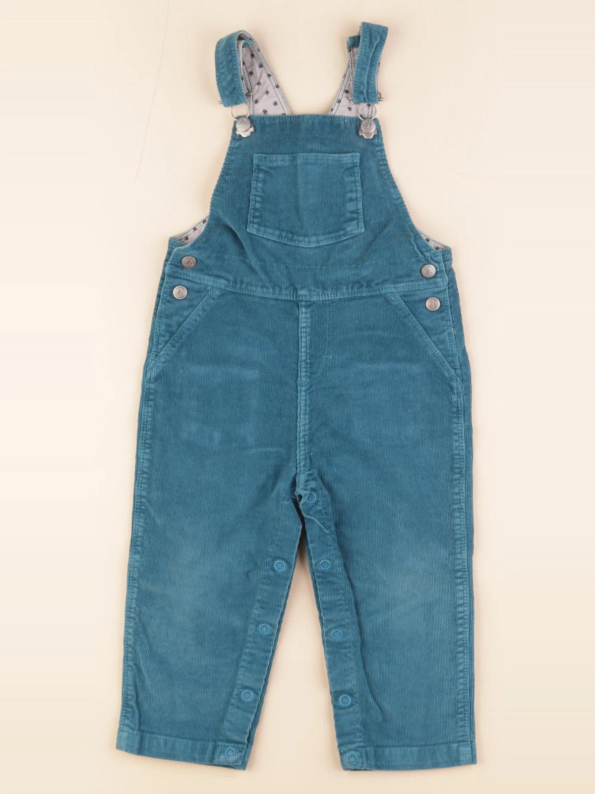 Petit Bateau - salopette bleu - 18 mois