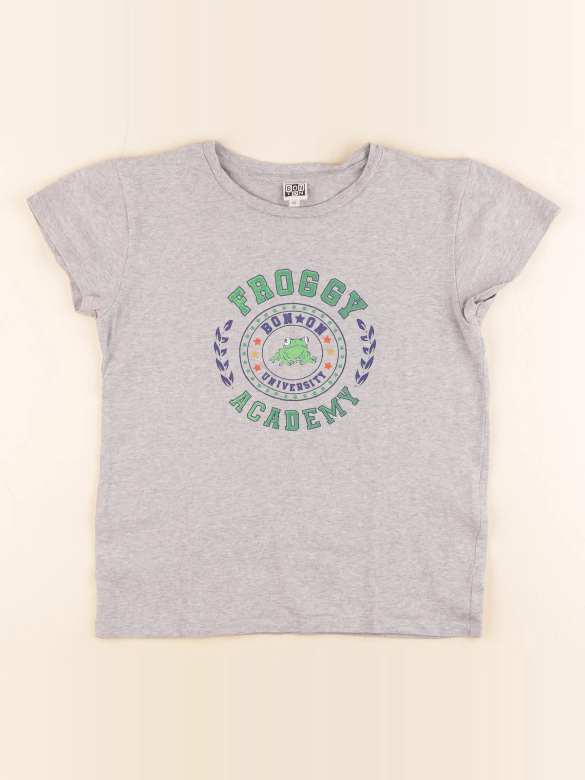 Bonton - tee-shirt gris - 12 ans
