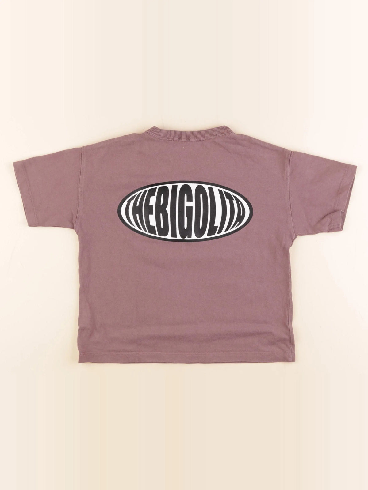 Zara - tee-shirt imprimé au dos marron - 4 ans