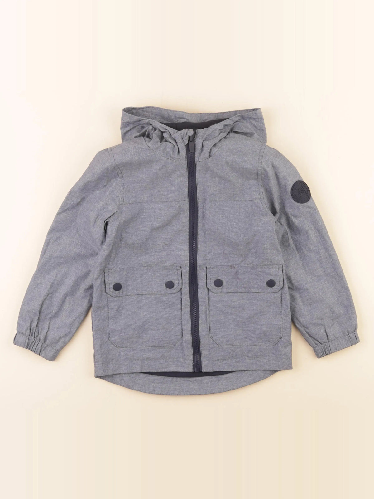Vertbaudet - coupe-vent bleu - 4 ans