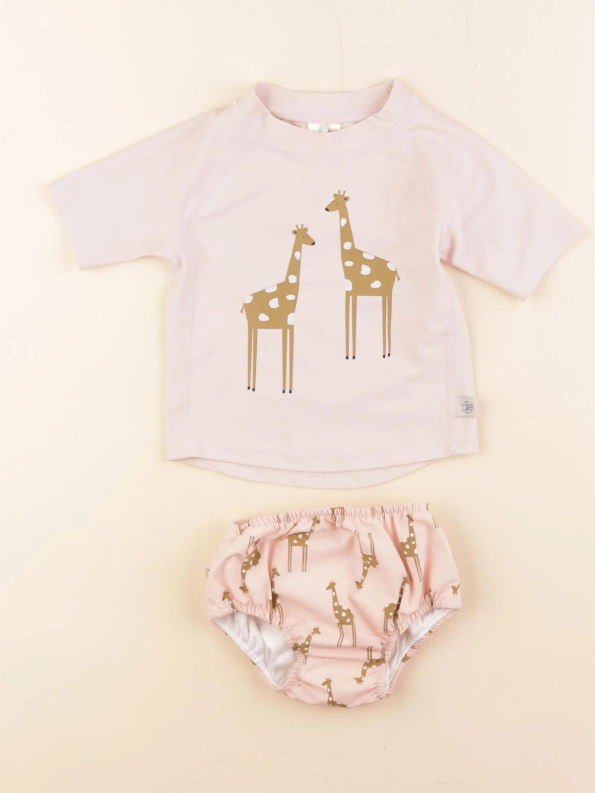 Lassig - maillot de bain rose - 3/6 mois