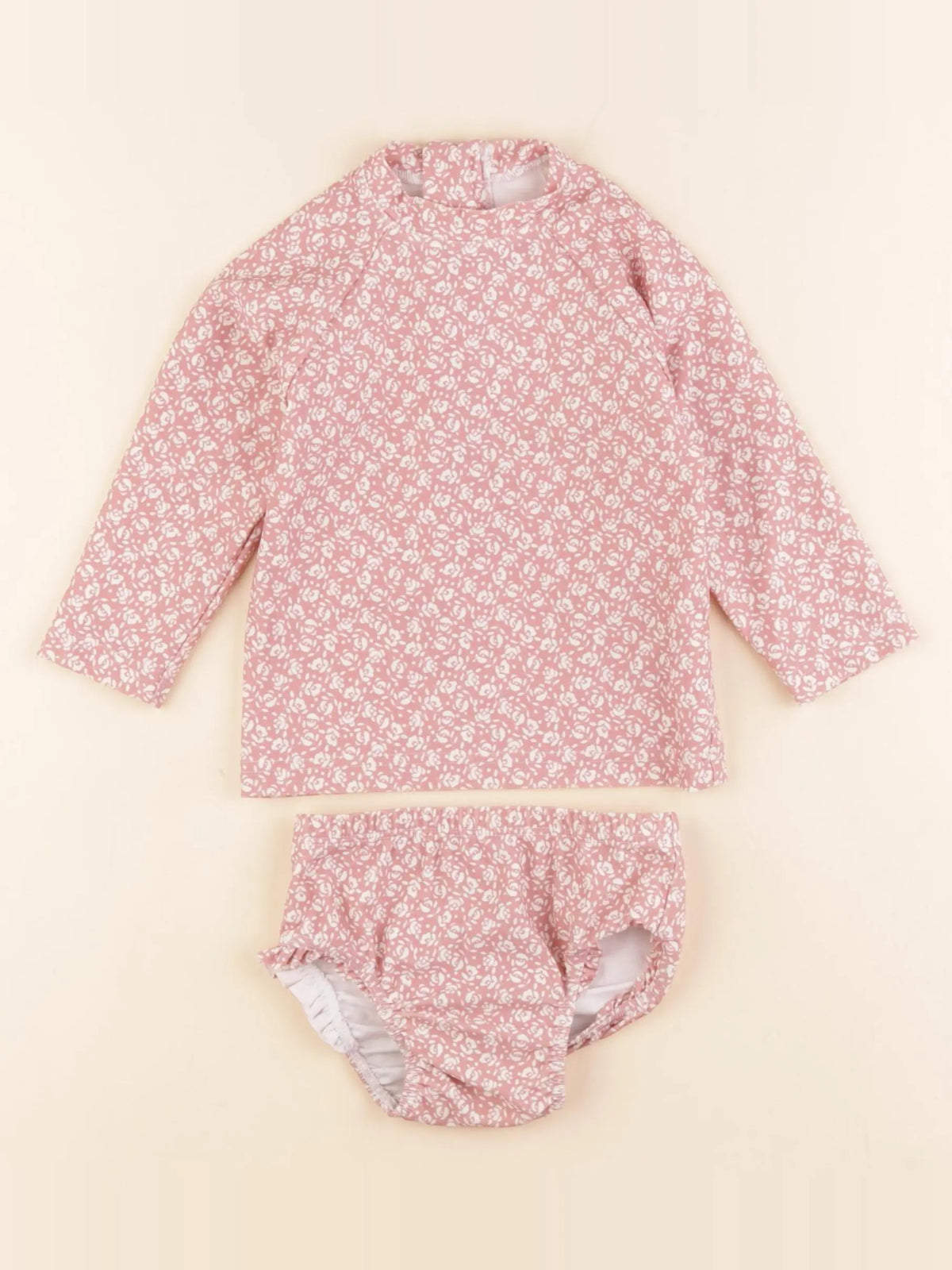 Petit Bateau - maillot de bain rose - 6 mois
