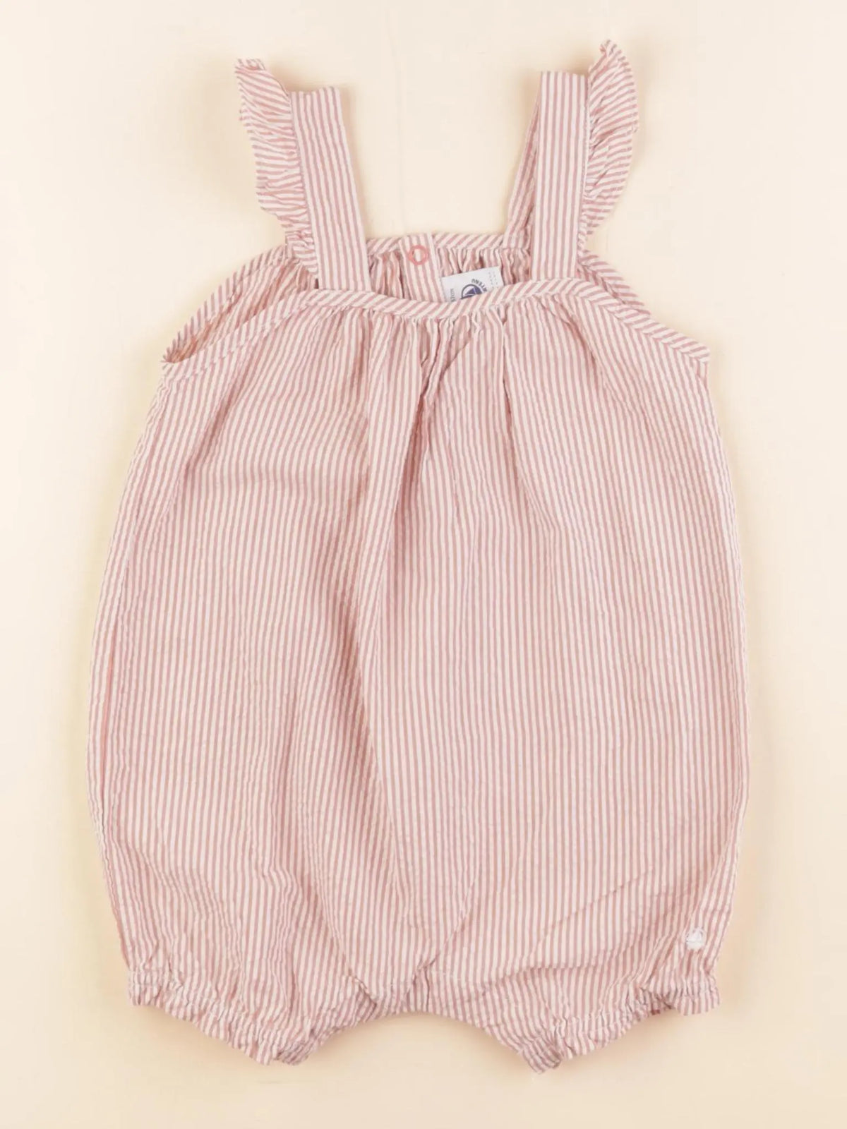 Petit Bateau - combinaison rose - 6 mois