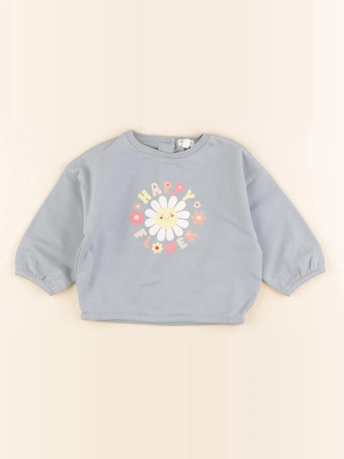 Vertbaudet - sweat vert - 6 mois