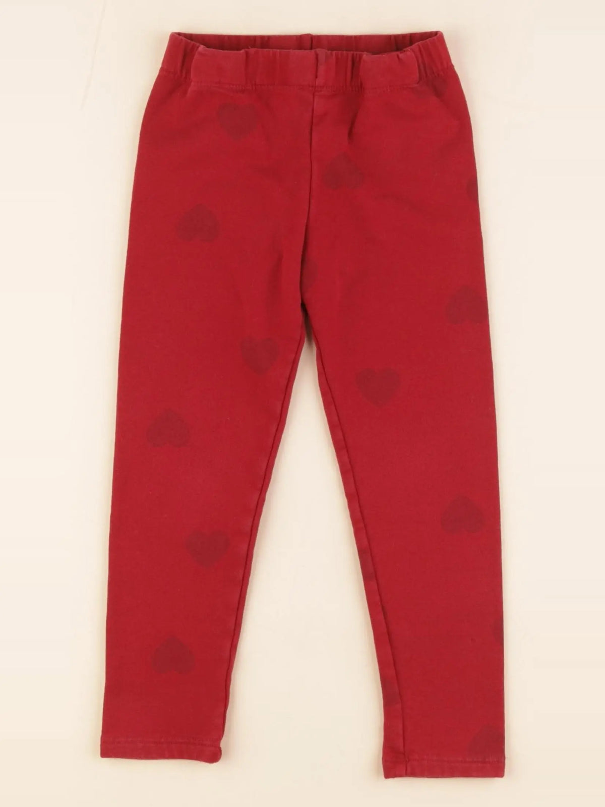 H&M - jogging rouge - 3/4 ans