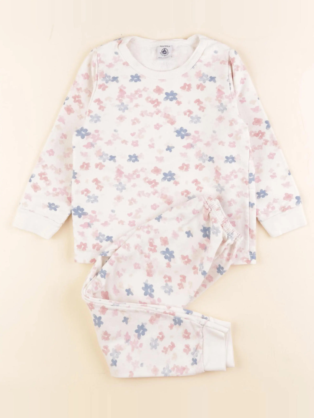 Petit Bateau - pyjama coton multicolore - 4 ans