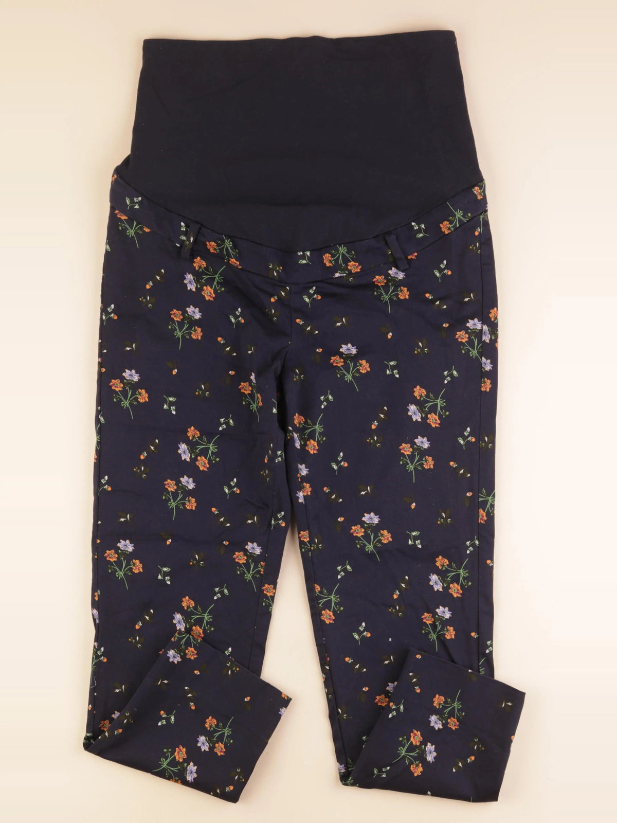 H&M - pantalon grossesse bleu - 42