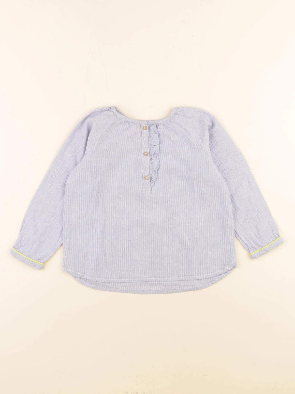Zara - blouse bleu - 3/4 ans