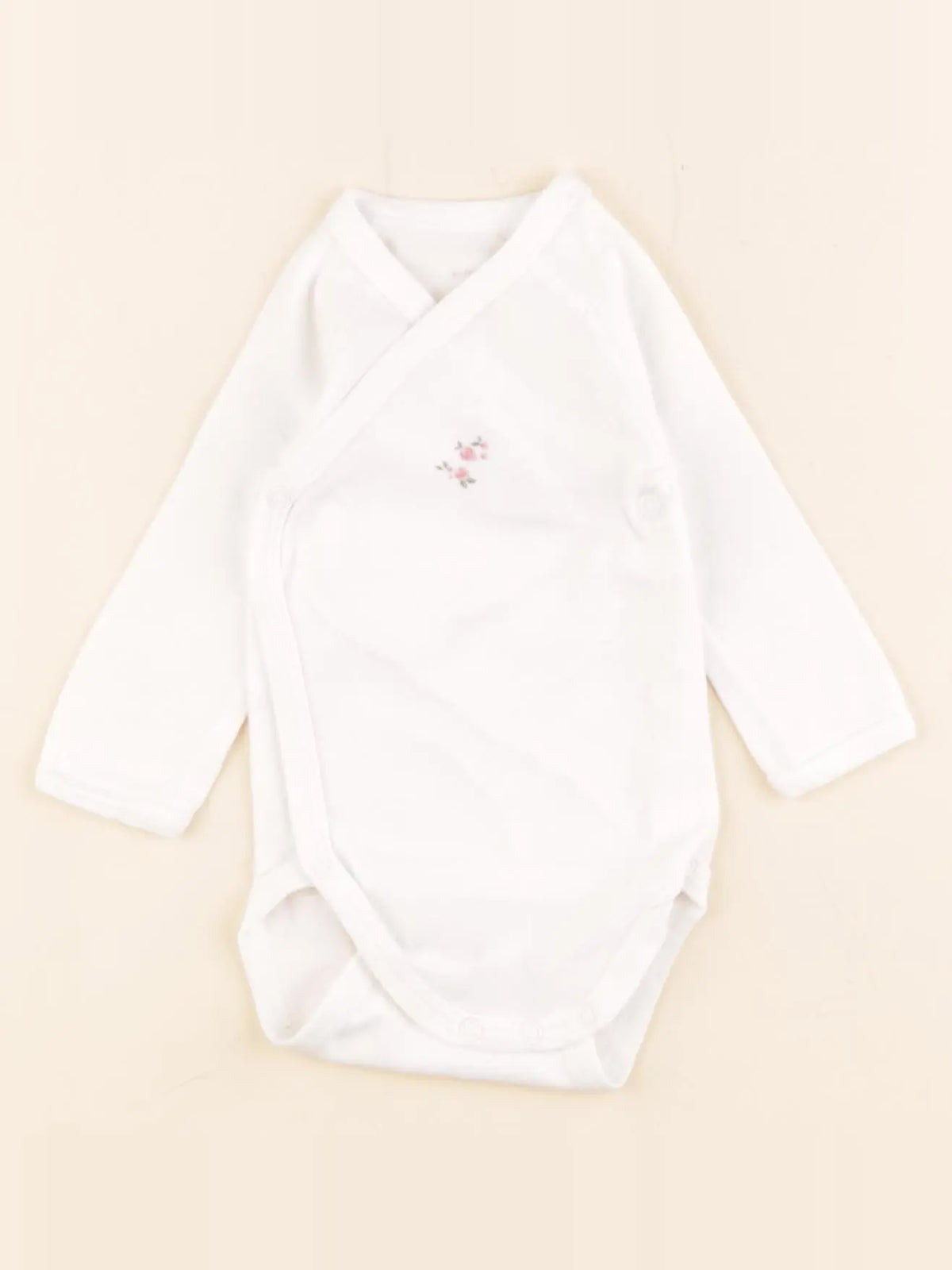 Petit Bateau - body blanc - 3 mois