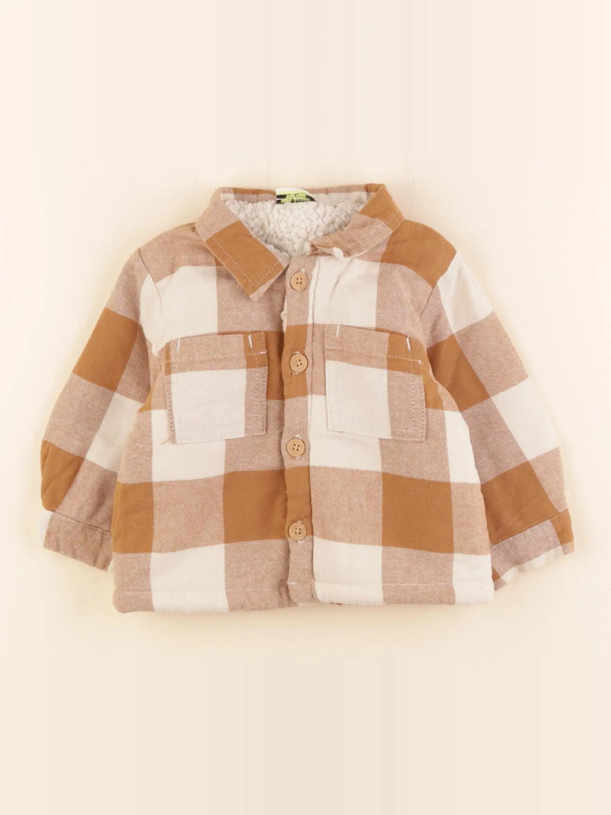 Tape à l'oeil - veste doublé marron - 9 mois