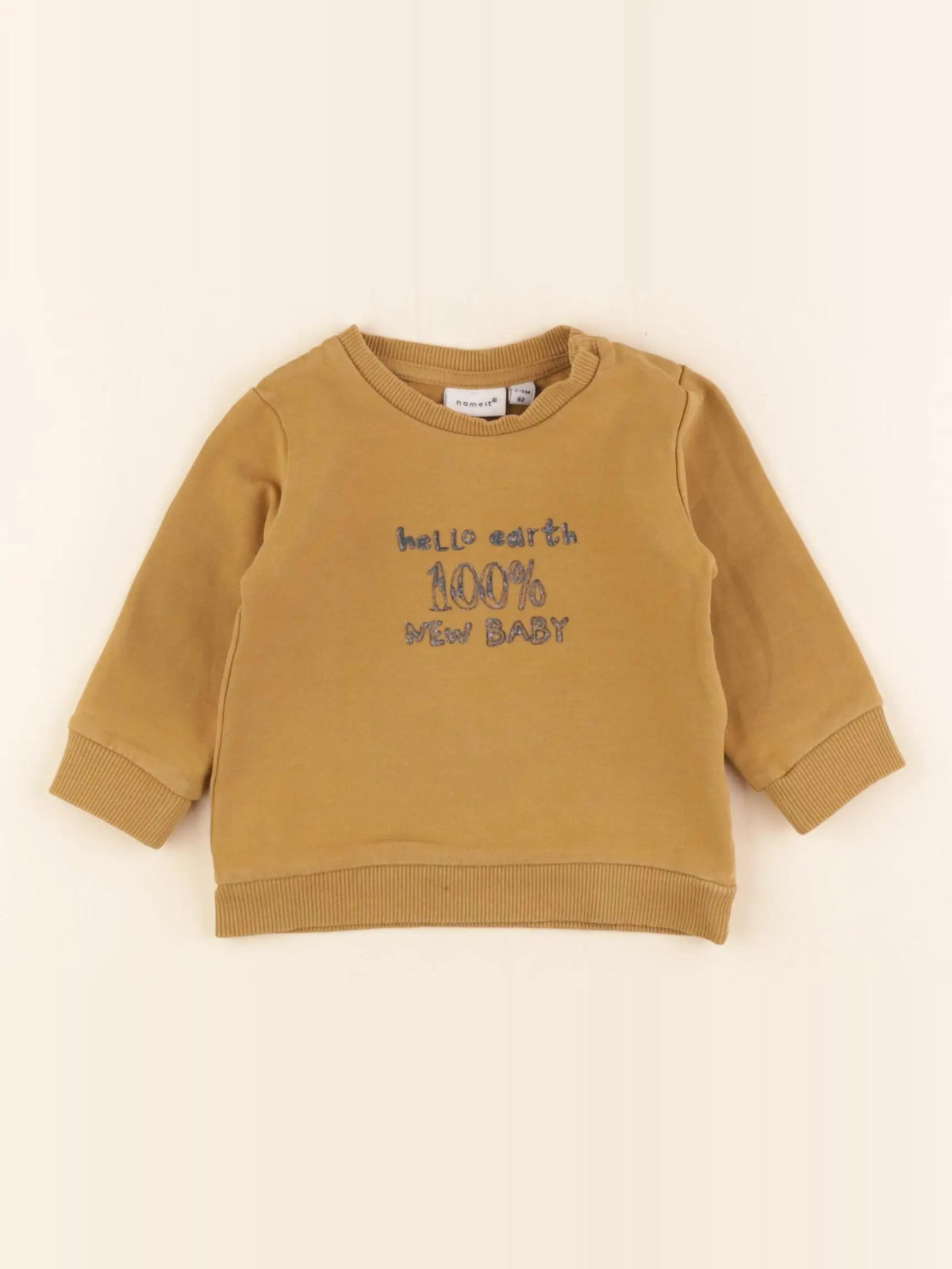 Name it - sweat marron - 2/4 mois