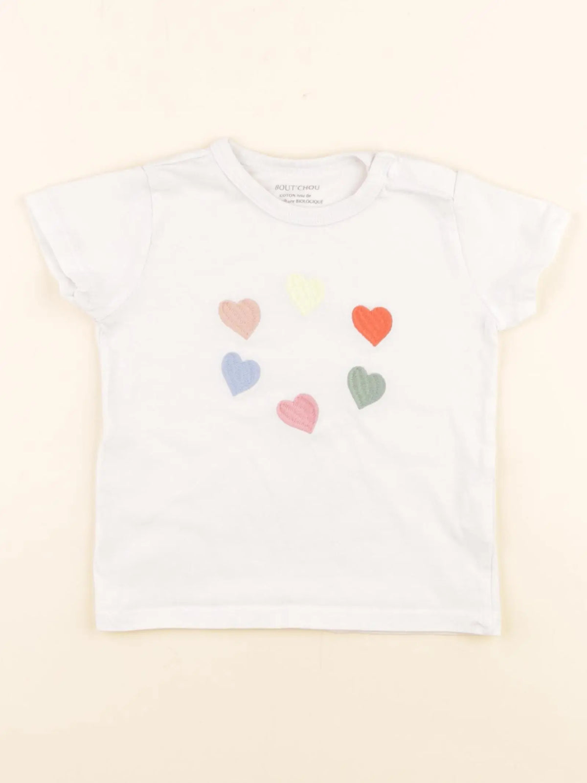 Boutchou - tee-shirt blanc - 24 mois
