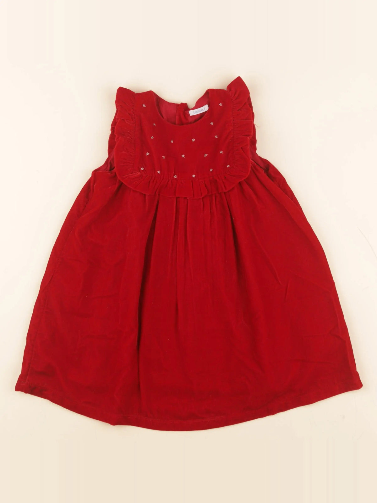 Boutchou - robe rouge - 24 mois
