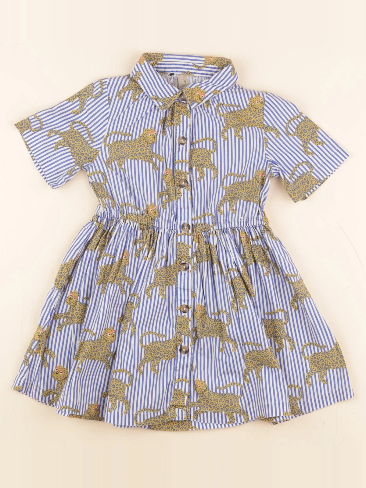 Monoprix - robe bleu - 4 ans