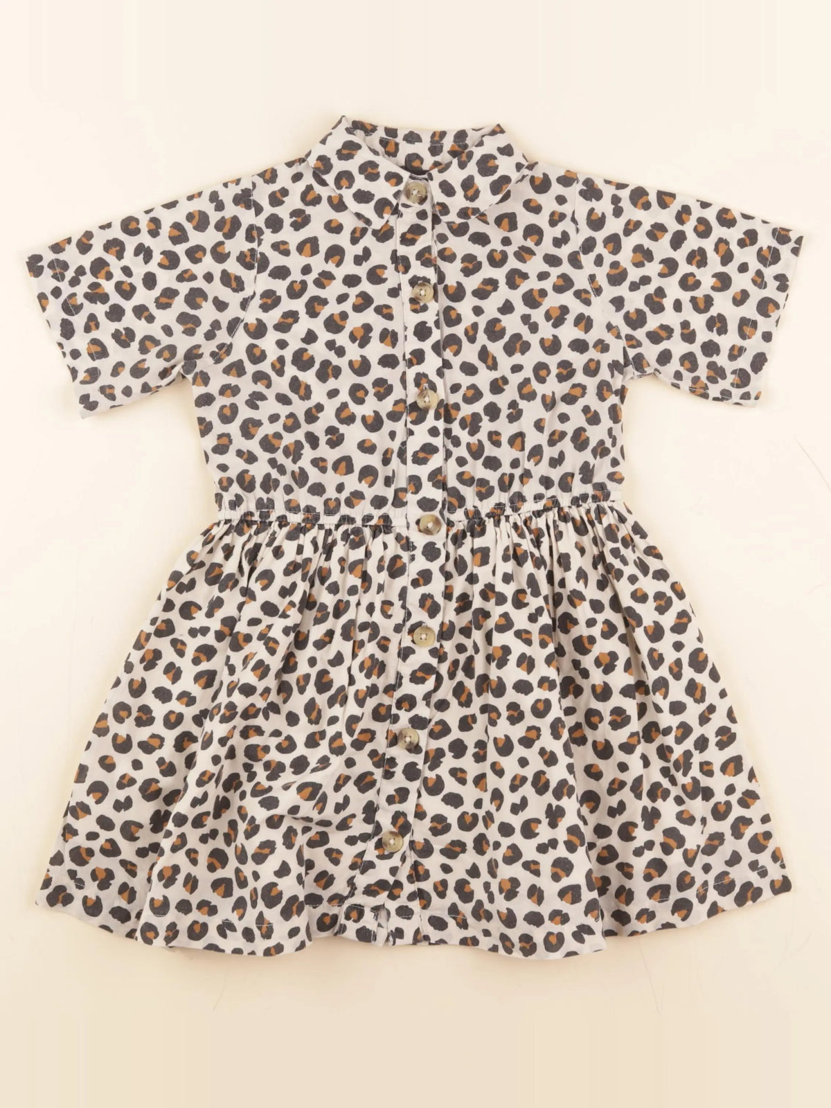 Monoprix - robe beige - 3 ans