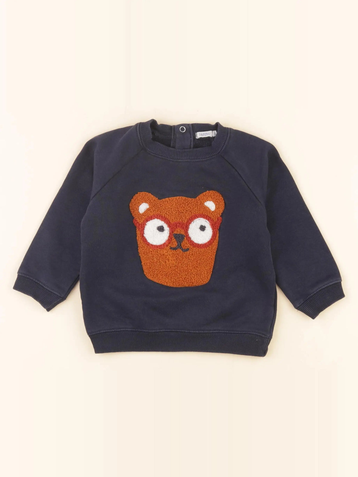 Boutchou - sweat bleu - 18 mois