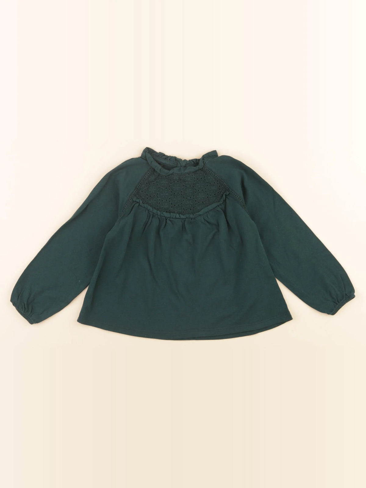 Vertbaudet - tee-shirt vert - 3 ans