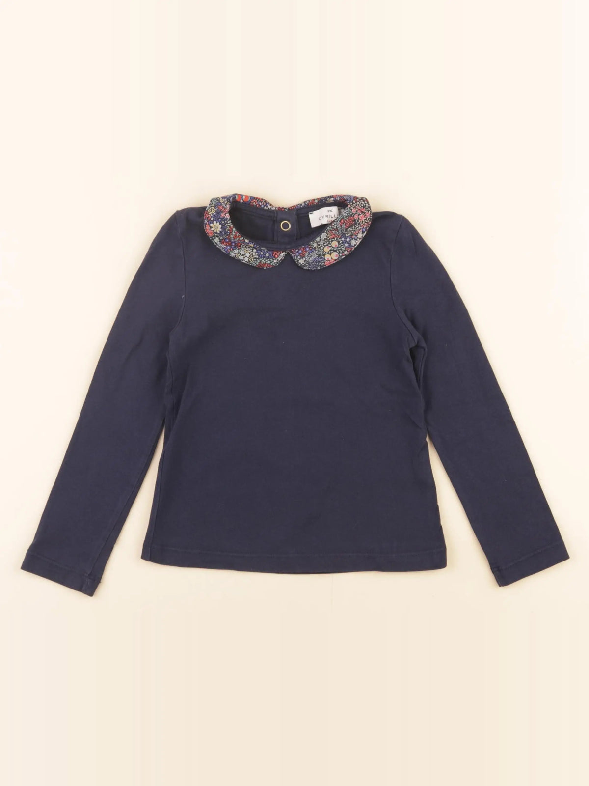 Cyrillus - tee-shirt bleu - 4 ans
