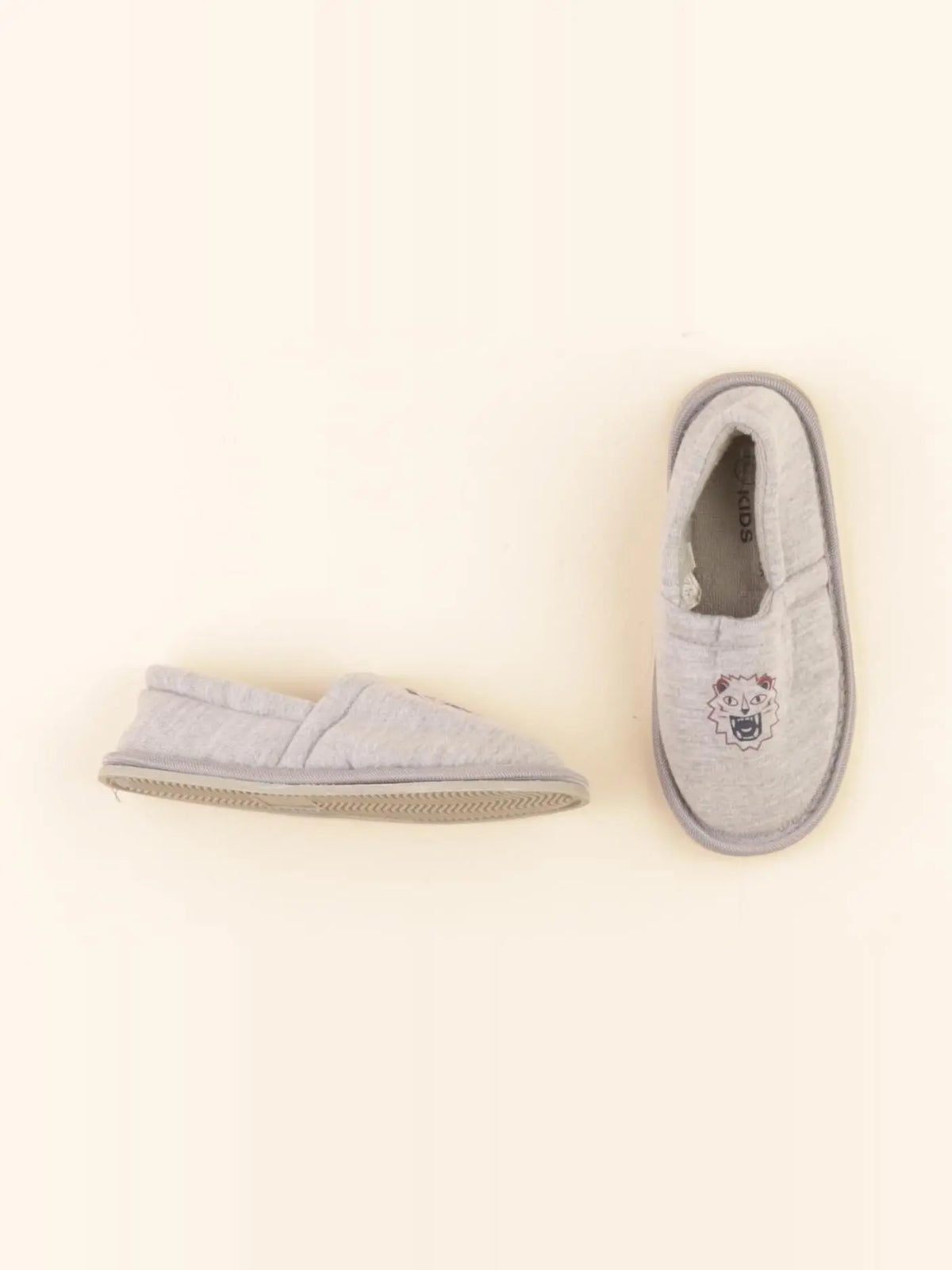 Monoprix - chaussons gris - pointure 26/27