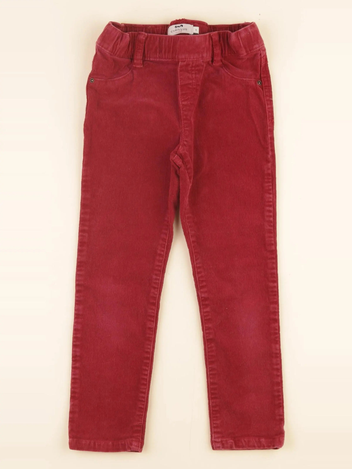 Cyrillus - pantalon rouge - 5 ans