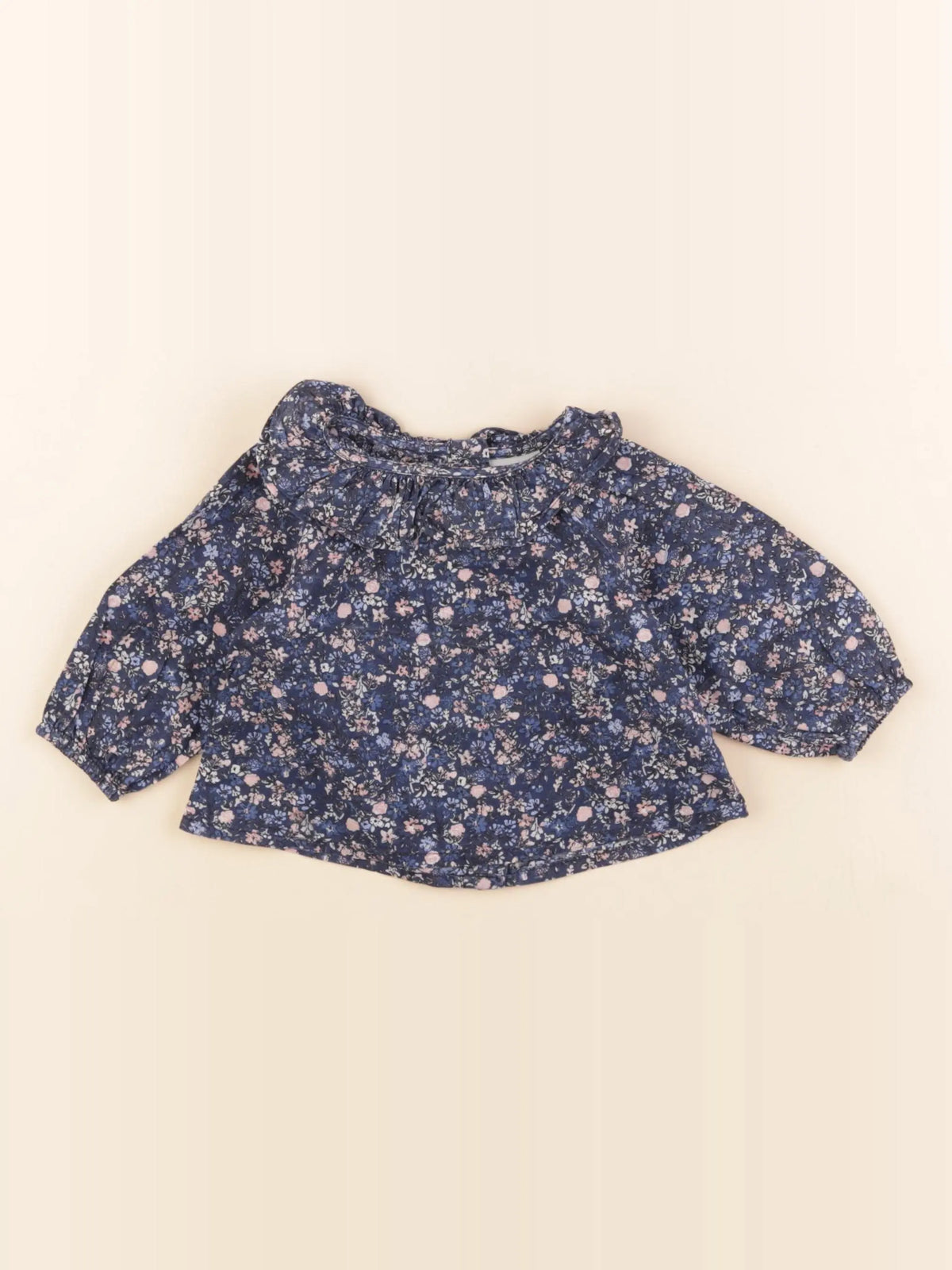 Tape à l'oeil - blouse bleu - 3 mois