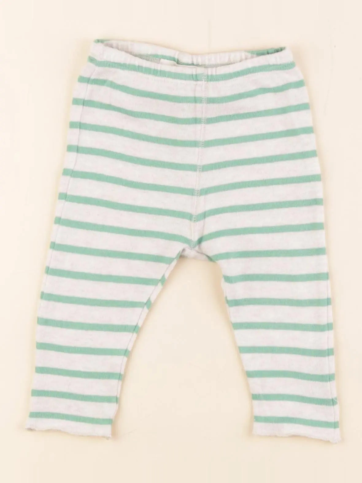Arsène et les pipelettes - legging beige, vert - 6 mois