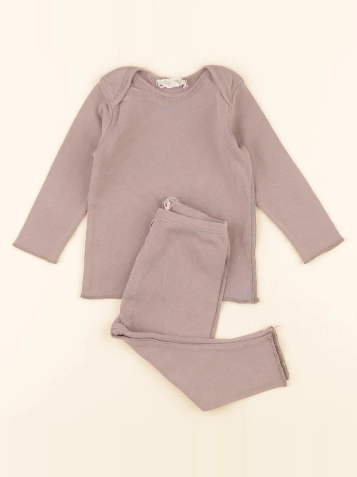 Bonpoint - pyjama coton marron - 6 mois