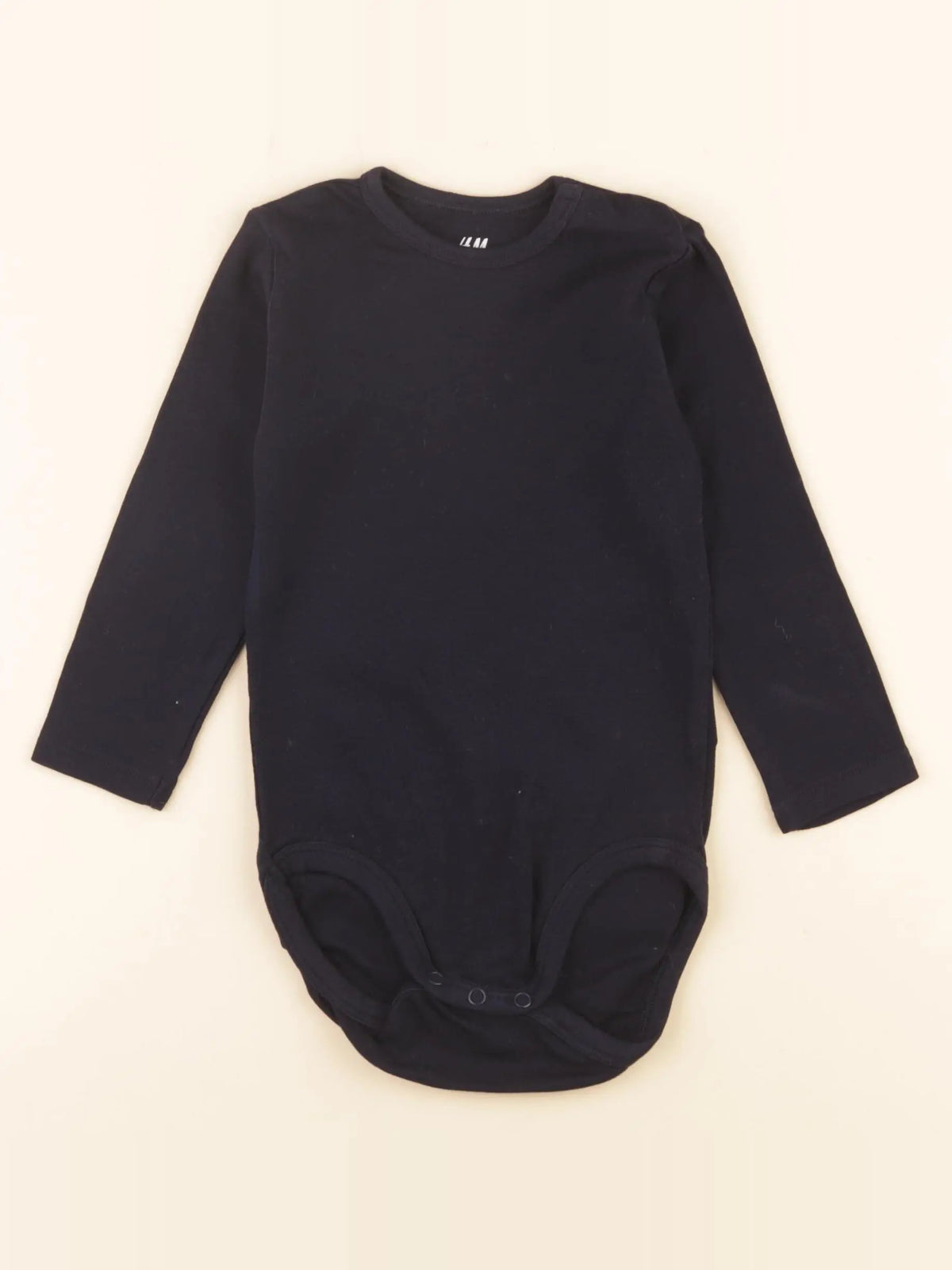 H&M - body bleu - 12/18 mois