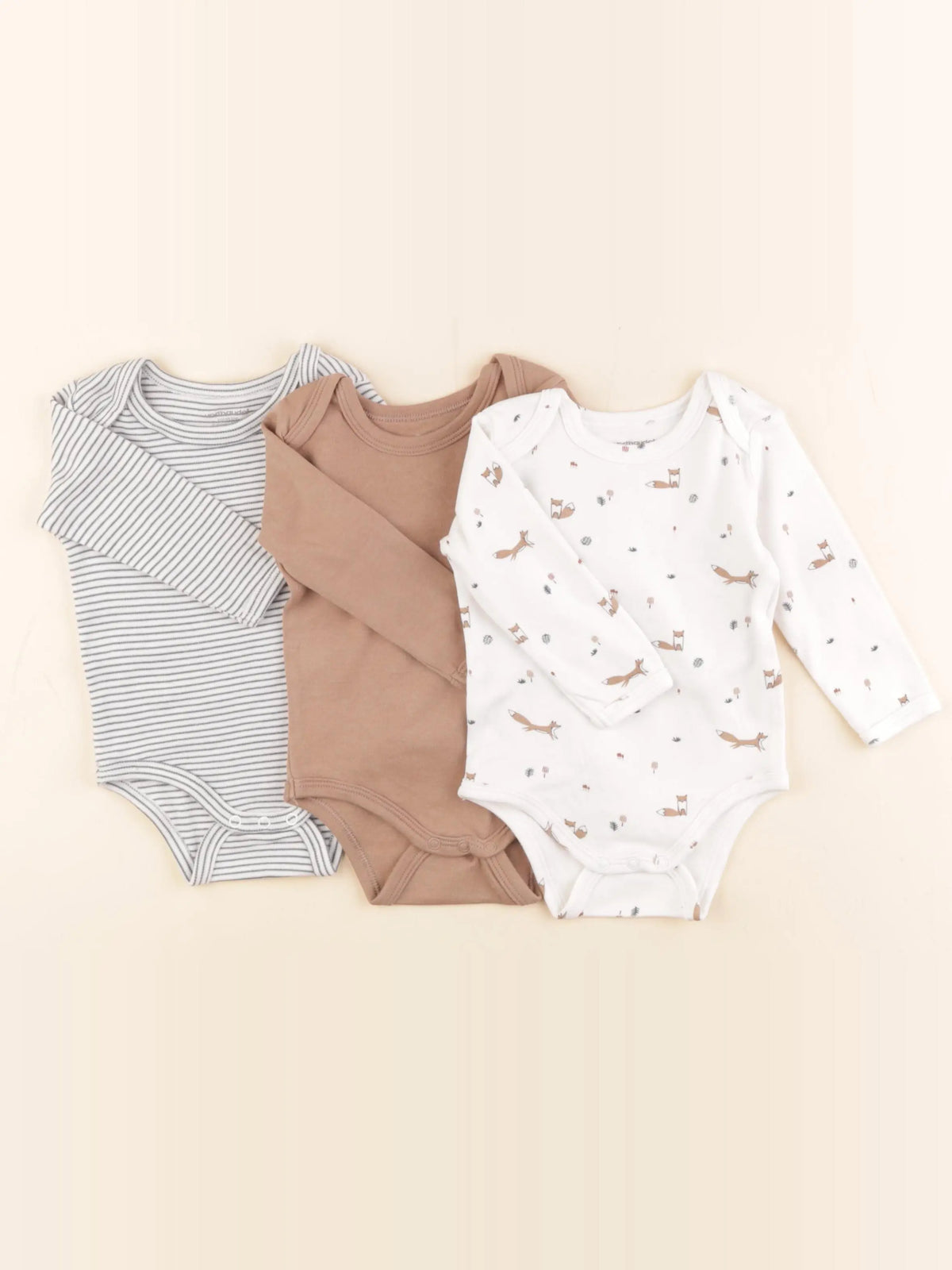 Vertbaudet - lot de 3 bodies en coton multicolore - 6 mois